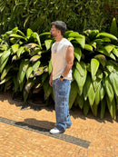 CALÇA CARGO JEANS